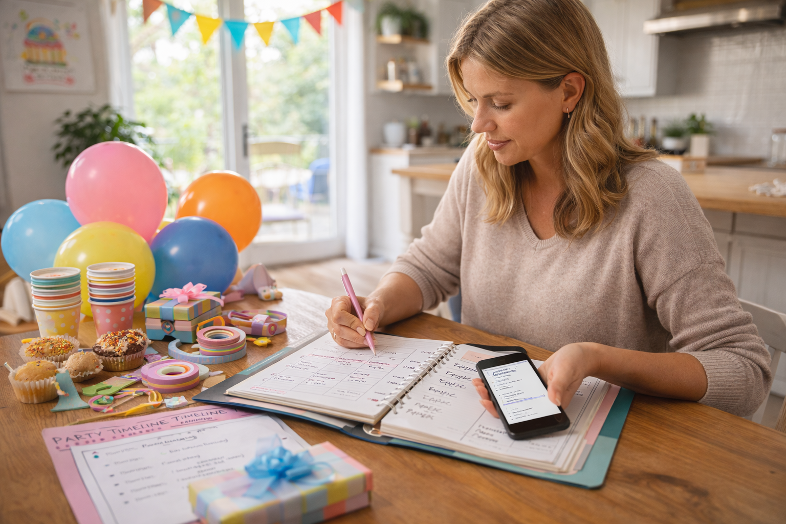 Step-by-step party planning timeline checklist for busy parents in Colonie, NY